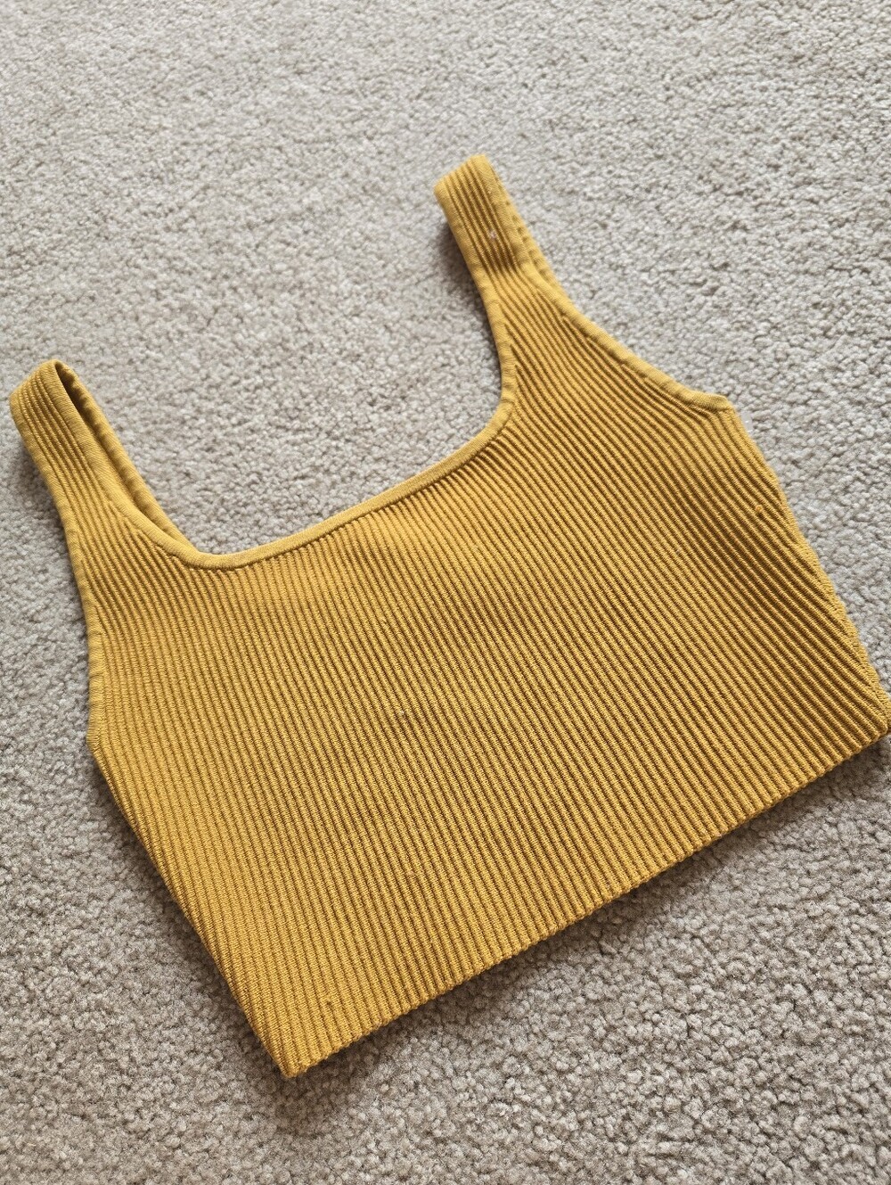 61. Babaton Sculptus Knit Squareneck Tank Top Aritzia Womens Size XS